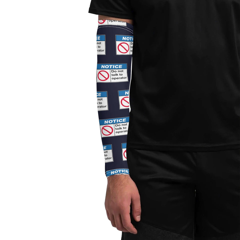 Do Not Talk to Operator Sleeve (navy)