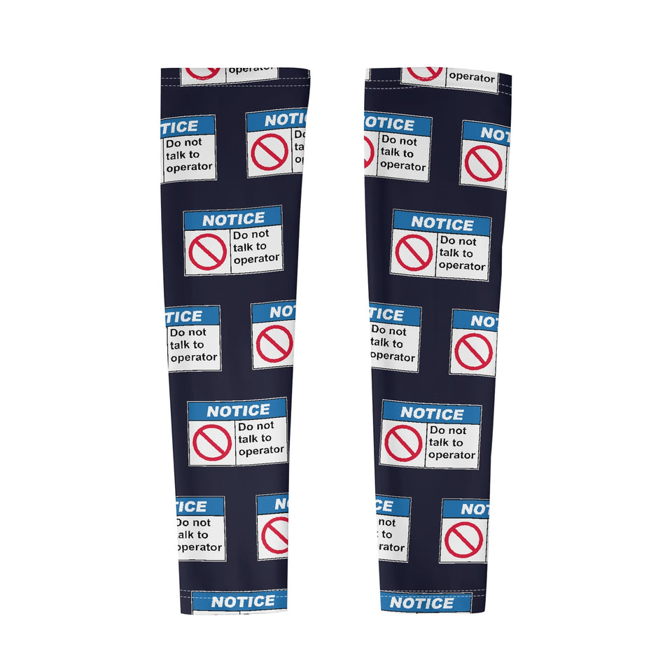 Do Not Talk to Operator Sleeve (navy)