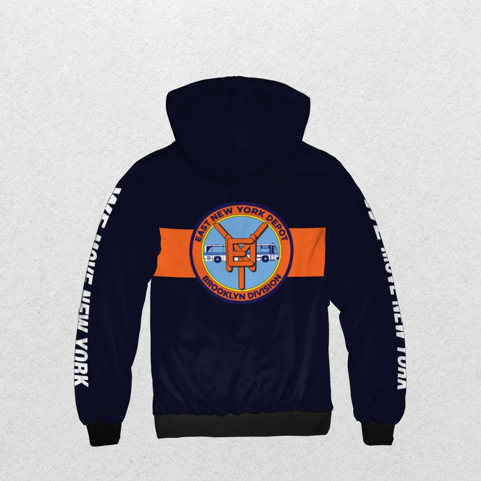East New York Depot  "Fleece" Full Zip Hoodie